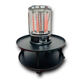 دفاية مدور طاولة بتصميم دائري طراز GVCHT-1503R, أسود دفاية مدور طاولة بتصميم دائري طراز GVCHT-1503R, أسود