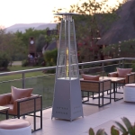 دفاية الفيصلية خارجية للحدائق والمطاعم بقدرة 13 كيلو وات - إستيل ,ضد الصدأ