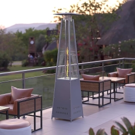 دفاية غاز الفيصلية خارجية للحدائق والمطاعم والجلسات الخارجية - إستيل ,ضد الصدأ