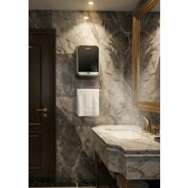  دفايه كولين جدارية مع رف مناشف بقدرة 2000 وات مع ريموت كنترول