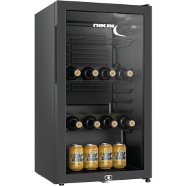 ثلاجة عرض نيكاي سعة 85 لتر تبريد سريع وقفل أمان – أسود، موديل NSF120K ثلاجة عرض نيكاي سعة 85 لتر تبريد سريع وقفل أمان – أسود، موديل NSF120K