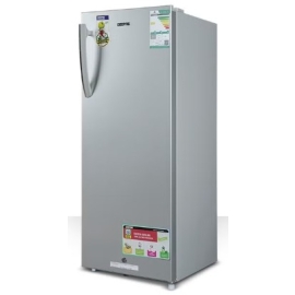 ثلاجة جيباس باب واحد 173 لتر تبريد سريع وإضاءة LED – فضي، موديل GRF2205SXE