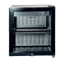 ثلاجة جستنج هاوس زجاج سعة 48 لتر JSSW-70, تبريد سريع, أسود