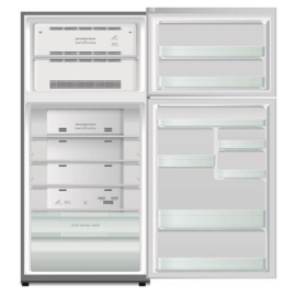 ثلاجة هيتاشي بابين سعة 550 لتر 19.4 قدم مكعب طراز R-V700PS7K-1 , فضي ثلاجة هيتاشي بابين سعة 550 لتر 19.4 قدم مكعب طراز R-V700PS7K-1 , فضي