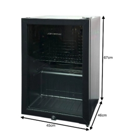 ثلاجة باب واحد زجاج جستنج هاوس 72 لتر - JSSW-85 ثلاجة باب واحد زجاج جستنج هاوس 72 لتر - JSSW-85