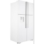 ثلاجة هيتاشي أربع أبواب بتصميم فرنسي سعة 540 لتر 19.1 قدم مكعب طراز R-W660PS7 أبيض