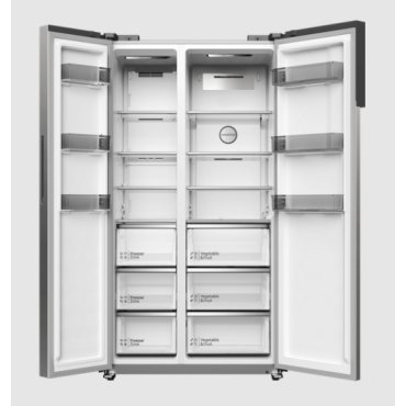 ثلاجة هيتاشي دولابي سعة 595 لتر 21 قدم مكعب - فضي R-S800PS0 