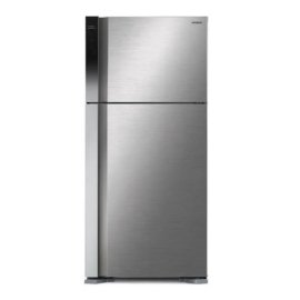 ثلاجة هيتاشي بابين 18 قدم 510 لتر سلفر - R-V675PS7KPSV