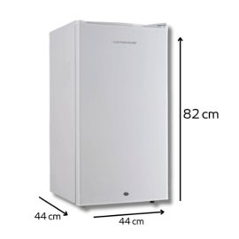 ثلاجة جستنج هاوس باب واحد سعة 86 لتر 3 قدم سيلفر JSRF-99D