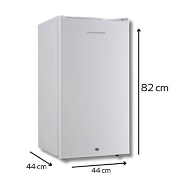 ثلاجة جستنج هاوس باب واحد سعة 86 لتر 3 قدم سيلفر JSRF-99D