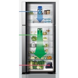 ثلاجة هيتاشي بابين سعة 550 لتر 19.4 قدم مكعب طراز ابيض R-V700PS7K-1 TWH