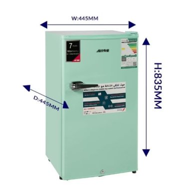 ثلاجة ارو كلاسيك سعة 84 لتر 3 قدم لون أخضر RO-100RDKR-Green