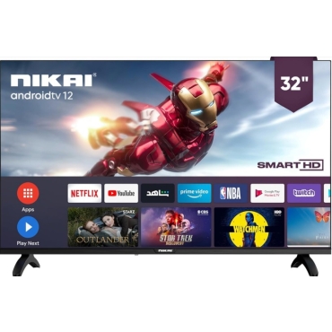 شاشة نيكاي 32 بوصة سمارت كاملة الوضوح اطار نحيف طراز NTV3200SLED7 شاشة نيكاي 32 بوصة سمارت كاملة الوضوح اطار نحيف طراز NTV3200SLED7