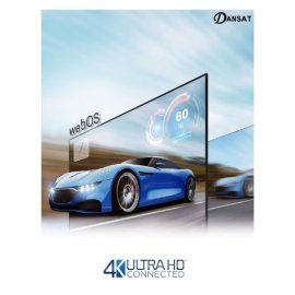 شاشة دان سات 55 بوصة جوجل كيو ليد QLED بدقة فائقة الوضوح 60 هرتز ريسيفر داخلي DTD55