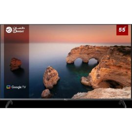 شاشة دان سات 55 بوصة جوجل كيو ليد QLED بدقة فائقة الوضوح 60 هرتز ريسيفر داخلي DTD55