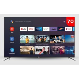 شاشة دان سات 70 بوصة اندرويد بدقة فائقة الوضوح 4K وريسيفر داخلي DTD70