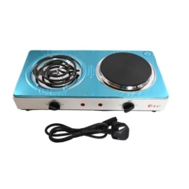 موقد كهربائي دي ال سي 2 شعله - ستانلس ستيل DLC-34101  موقد كهربائي دي ال سي 2 شعله - ستانلس ستيل DLC-34101