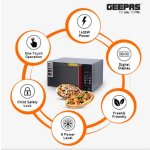 ميكرويف جيباس ديجيتال 27 لتر - طاولة - موديل GMO1876