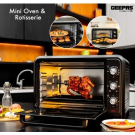 فرن كهربائي جيباس بقدرة 2000 وات 42 لتر GO4450  فرن كهربائي جيباس بقدرة 2000 وات 42 لتر GO4450