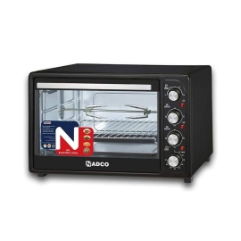 نادكو فرن تحمير كهربائي مع شواية سعة 50 لتر, أسود نادكو فرن تحمير كهربائي مع شواية سعة 50 لتر, أسود