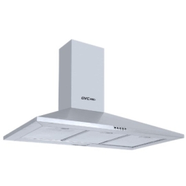 شفاط جي في سي تركي هرمي 90 سم استيل GVCH-90 - قوة شفط عالية