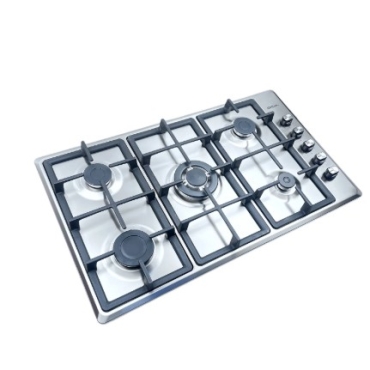 سطح طبخ جي في سي 5 عيون غاز تركي موديل GVCSI-9060-2 - 90×60 سم - فضي سطح طبخ جي في سي 5 عيون غاز تركي موديل GVCSI-9060-2 - 90×60 سم - فضي
