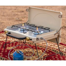  موقد غاز دي ال سي DLC عينين بفوة 7000w للتخييم والسفر DLC-38537