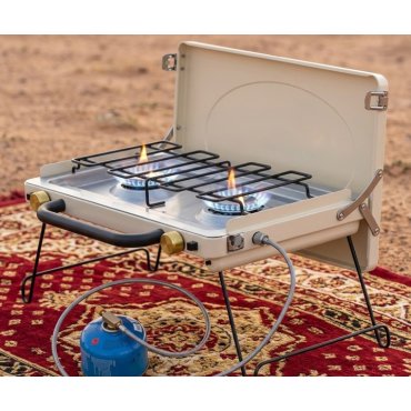  موقد غاز دي ال سي DLC عينين بفوة 7000w للتخييم والسفر DLC-38537