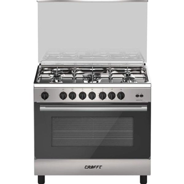 فرن غاز كرافت خمس عيون أمان كامل 60*90 سم إيطالي CCB9060FS