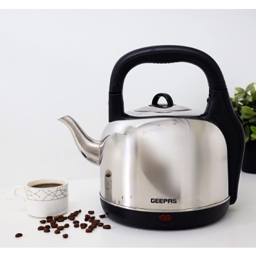 غلاية كهربائية جيباس ستانلس ستيل 4.2 لتر بإيقاف تلقائي – موديل GK38025 غلاية كهربائية جيباس ستانلس ستيل 4.2 لتر بإيقاف تلقائي – موديل GK38025