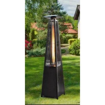 دفاية غاز خارجية للحدائق و المطاعم و الجلسات الخارجية - أسود