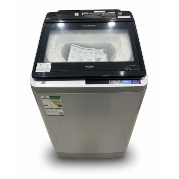 غسالة هيتاشي تحميل علوي 10كيلو فضي - SF-H100XA