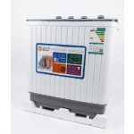 غسالة ملابس دان سات حوضين 5 كيلو - ابيض DAN5TW