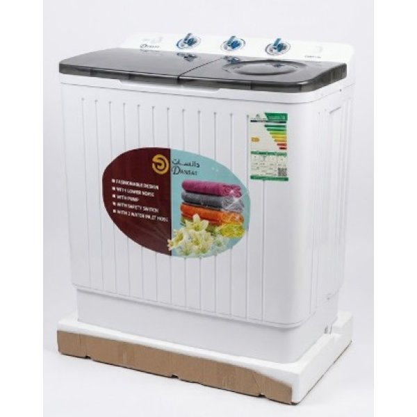 غسالة ملابس دانسات حوضين 7 كيلو - ابيض DAN81TW