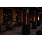 دفاية غاز خارجية للحدائق و المطاعم و الجلسات الخارجية - أسود - بتصميم جديد