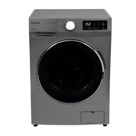 غسالة بانسونيك فتحة أمامية 9 كيلو فضي NA-18MG1LSA