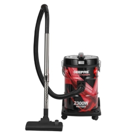 مكنسة كهربائية جيباس 2300 وات سعة 21 لتر مع منفاخ وعجلة 360 درجة موديل GVC2598