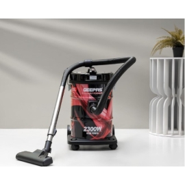 مكنسة كهربائية جيباس 2300 وات سعة 21 لتر مع منفاخ وعجلة 360 درجة موديل GVC2598