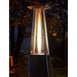 دفاية غاز خارجية للحدائق و المطاعم و الجلسات الخارجية - أسود