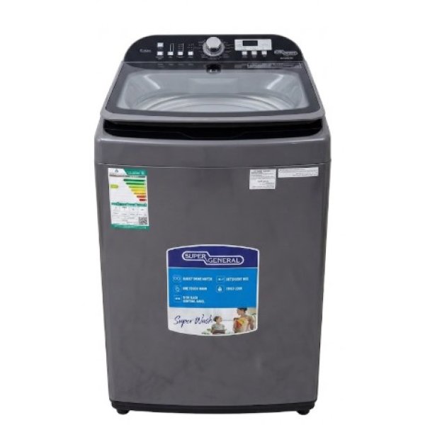 غسالة سوبر جنرال أوتوماتيك فتحة علوية 19 كيلو 16برامج غسيل KSGW1925