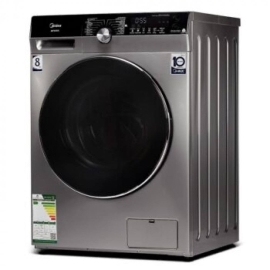 غسالة ميديا تحميل امامي 8 كيلو تنشيف 80% لون سيلفر غسالة ميديا تحميل امامي 8 كيلو تنشيف 80% لون سيلفر