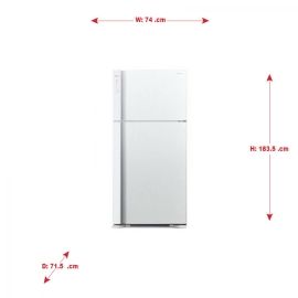 هيتاشي ثلاجة سعة 21.2 قدم 805 لتر أنفيرتر كونترول طراز R-V805PS1KV أبيض هيتاشي ثلاجة سعة 21.2 قدم 805 لتر أنفيرتر كونترول طراز R-V805PS1KV أبيض